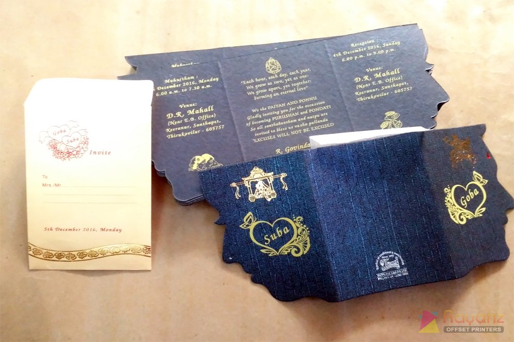 Manufacturer, Exporter, Importer, Supplier, Wholesaler, Retailer, Trader of Screen Wedding Cards Printing in Amritsar, Punjab, India.